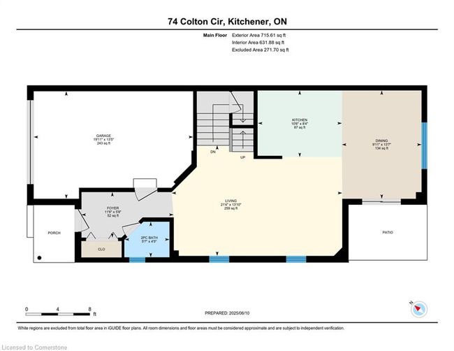 74 Colton Cir, Townhouse with 3 bedrooms, 4 bathrooms and 3 parking in Kitchener ON | Image 44