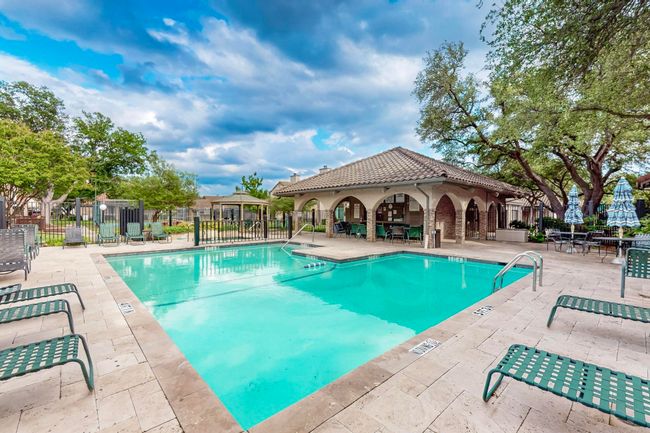 Pool with fence, a gazebo, and a patio | Image 35