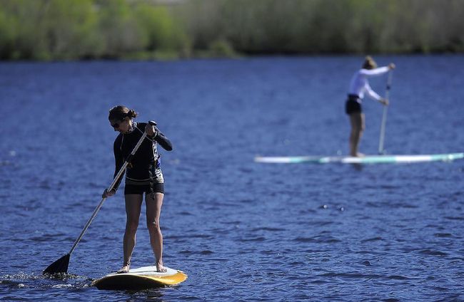 Paddle boarding on Quiet Spider Lake.JPG | Image 16