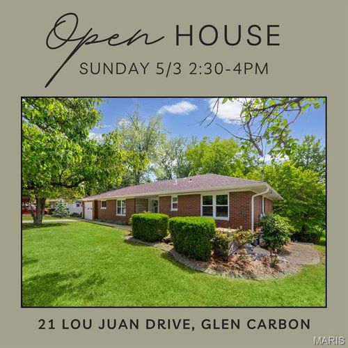21 Lou Juan Dr, Glen Carbon, IL, 62034-1919 | Card Image