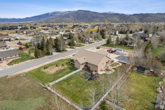 Aerial view with a mountain view and a residential view | Image 63