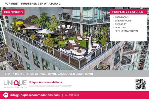 3701-1495 Richards, Vancouver, BC, V6Z3E3 | Card Image