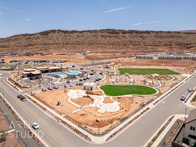 Aerial view featuring a mountain view | Image 53