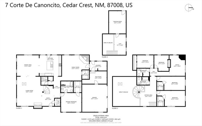 7 Corte De Canoncito, House other with 5 bedrooms, 4 bathrooms and null parking in Cedar Crest NM | Image 90