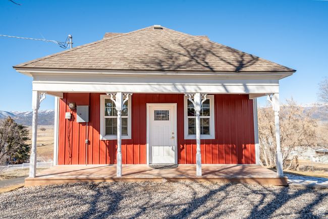 View of outbuilding with a mountain view | Image 35