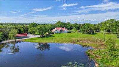 Aerial view featuring a water view | Image 2