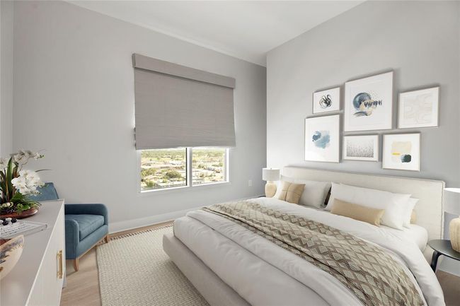 The primary bedroom has that fantastic by view! (virtually staged) | Image 9