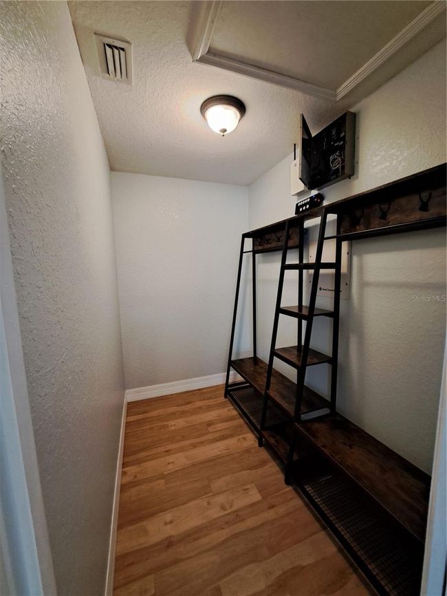 Primary Bedroom has a large walk in closet. | Image 18