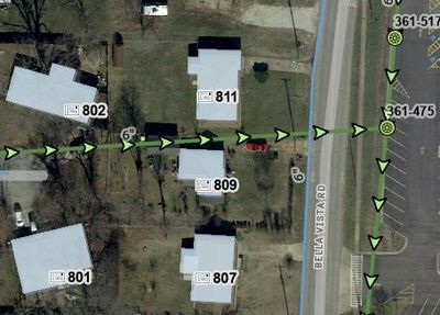 Water/Sewer according to Bentonville GIS Map | Image 3