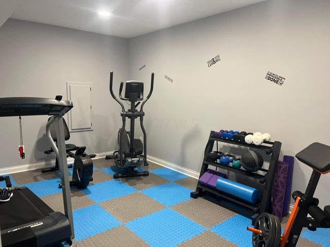 5th bedroom used as workout room currently/flex room | Image 39