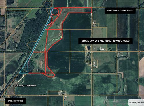 V/L Range Rd Rear, Hamlet, IN, 46532 | Card Image