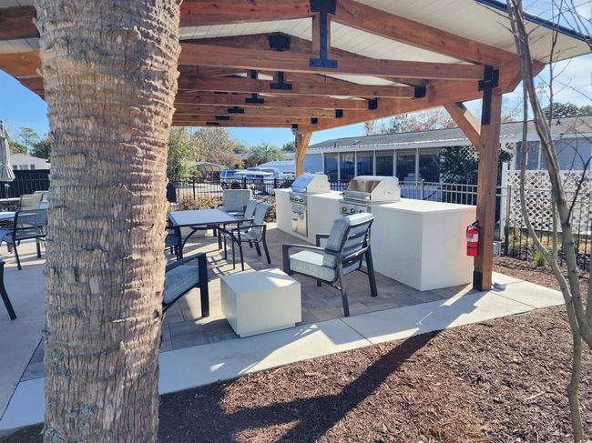 View of patio / terrace with area for grilling and an outdoor kitchen | Image 34