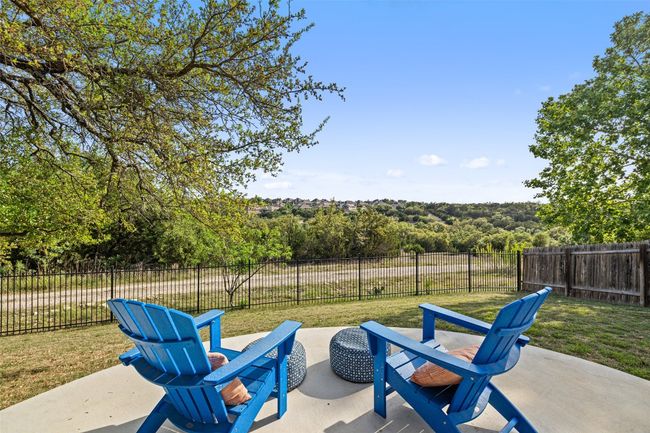 View of patio featuring a fenced backyard | Image 22