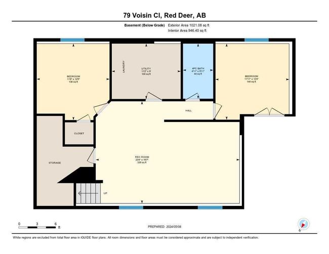 79 Voisin Close, Home with 5 bedrooms, 3 bathrooms and 3 parking in Red Deer AB | Image 50
