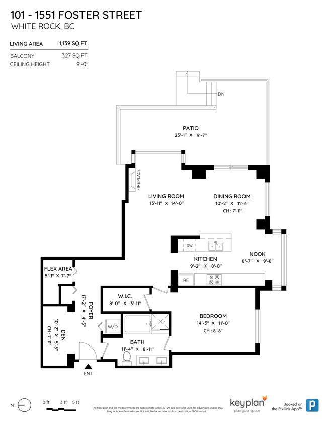 101 - 1551 Foster St, Condo with 1 bedrooms, 1 bathrooms and 1 parking in White Rock BC | Image 27