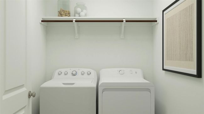 Laundry room featuring washing machine and dryer | Image 20