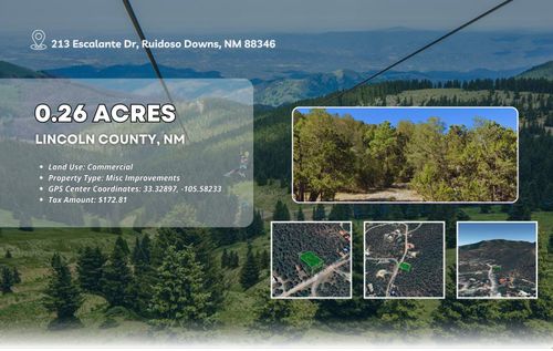 213 Escalante Dr, Ruidoso Downs, NM, 88346-9579 | Card Image