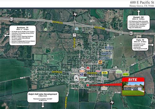 600 Pacific St E, Honey Grove, TX, 75446-1008 | Card Image
