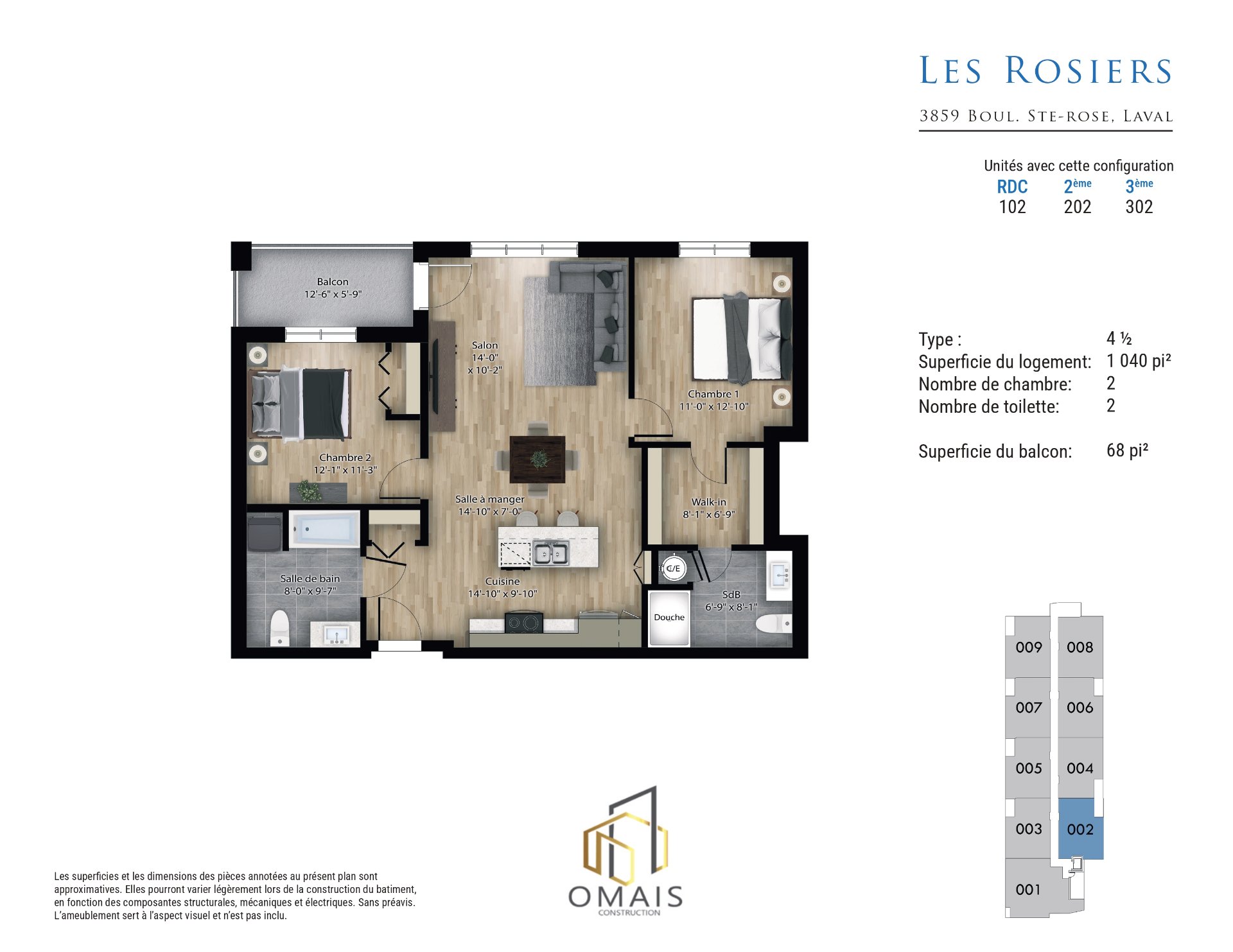 Residential Lease in Laval (Sainte-Rose) 4