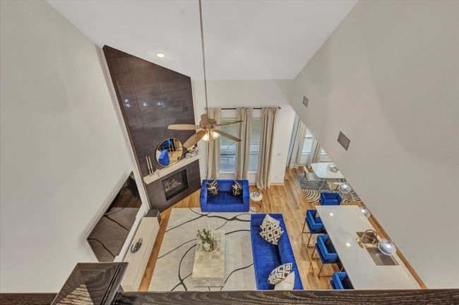 Looking down from the catwalk...such a beautiful, stylish first floor! | Image 24