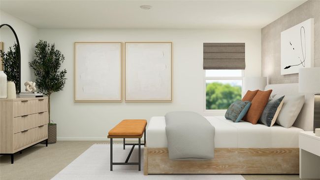 Bedroom featuring carpet flooring and baseboards | Image 8