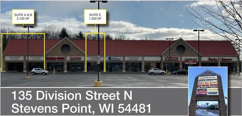 suite-e-135 N Division Street, STEVENS POINT, WI, 54481 | Card Image