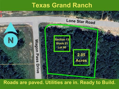 13 Wagon Pass Drive, New Waverly, TX, 77358 | Card Image