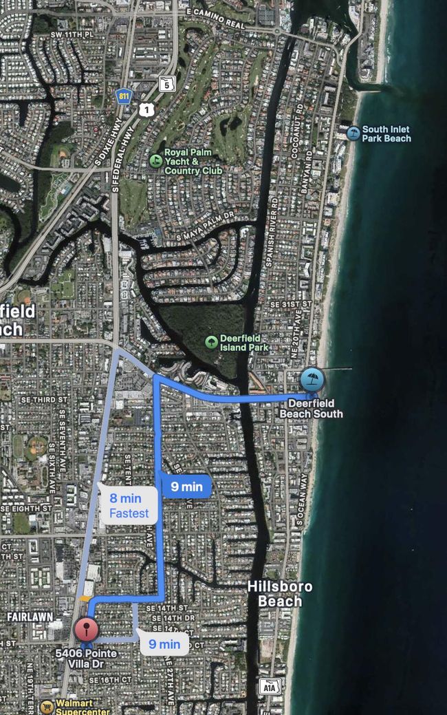 5406 - 5406 Pointe Villa Dr, Condo with 3 bedrooms, 3 bathrooms and null parking in Lighthouse Point FL | Image 21