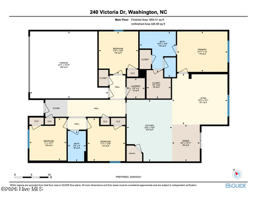 240 Victoria Drive, Washington, NC, 27889 | Card Image