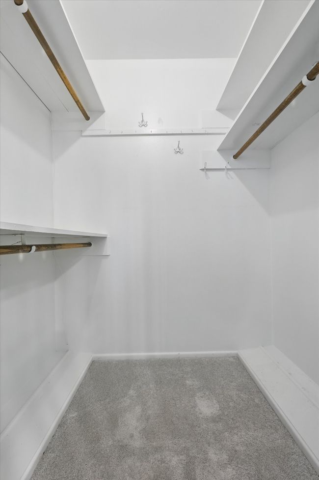 Spacious closet featuring carpet | Image 26