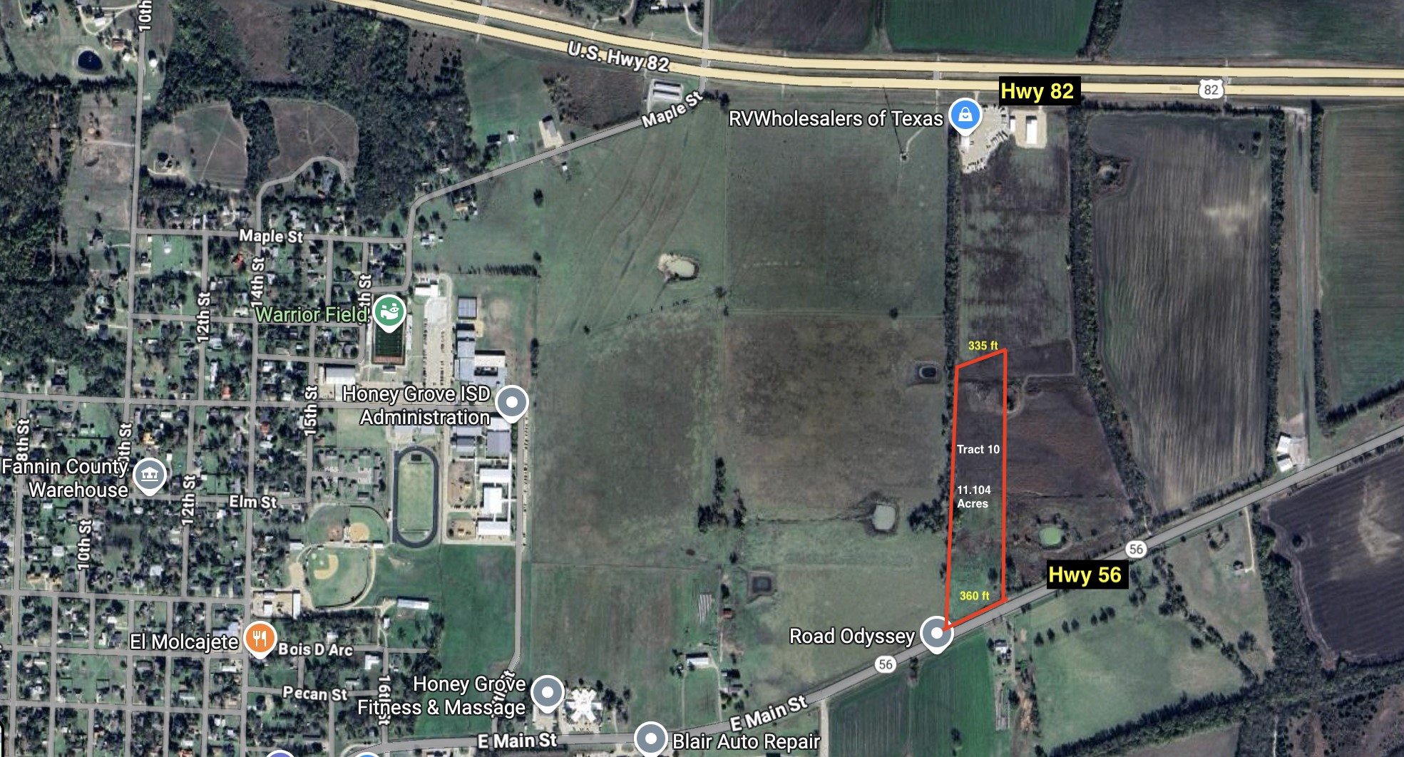 Land in Honey Grove 3