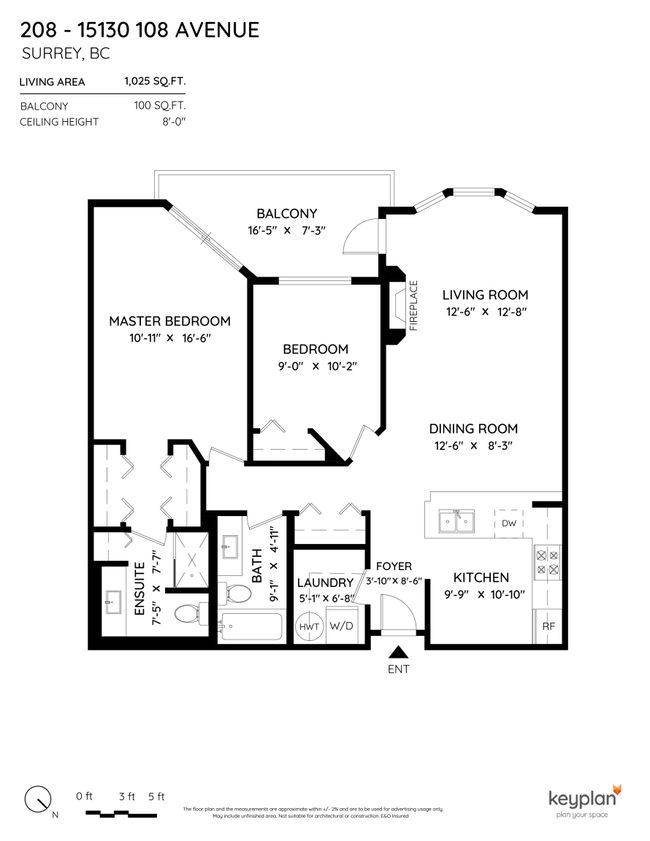 208 - 15130 108 Avenue, Condo with 2 bedrooms, 2 bathrooms and 1 parking in Surrey BC | Image 24