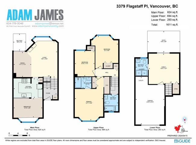 3379 Flagstaff Place, Townhouse with 3 bedrooms, 2 bathrooms and 2 parking in Vancouver BC | Image 22