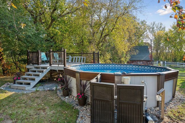 The above-ground pool and maintenance-free pool deck were installed in 2020-2022. | Image 50
