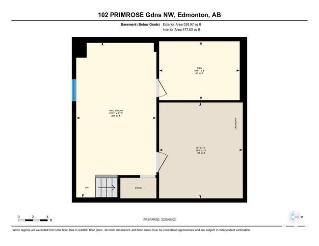 102 Primrose Gdns Nw, Townhouse with 3 bedrooms, 2 bathrooms and null parking in Edmonton AB | Image 29