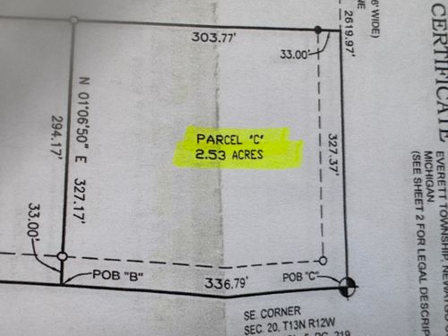 Parcel C E. 32nd Street, White Cloud, MI, 49349 | Card Image