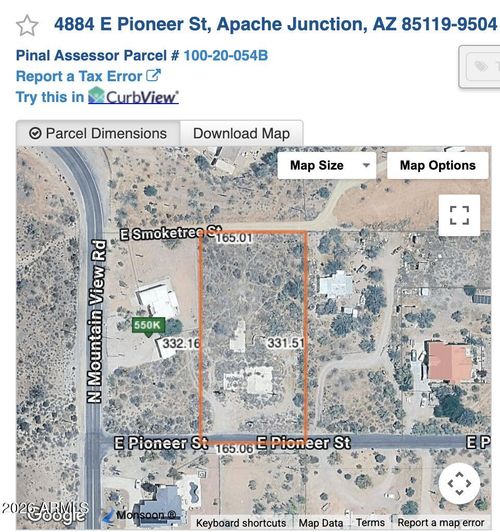 na-4884 E Pioneer St, Apache Junction, AZ, 85119-9504 | Card Image