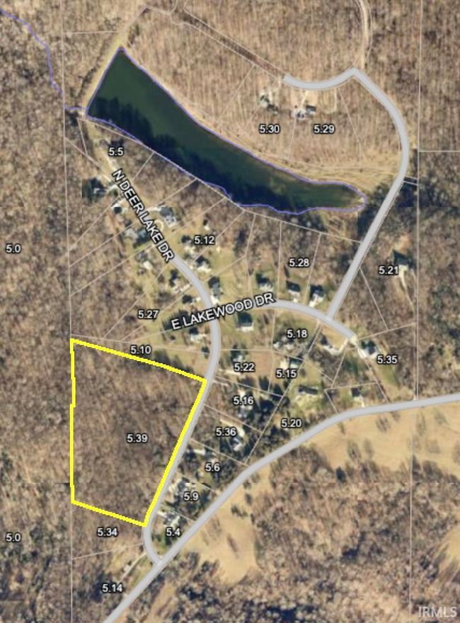12.6 Acres Deer Lake Drive, Home with 0 bedrooms, 0 bathrooms and null parking in Bloomfield IN | Image 13