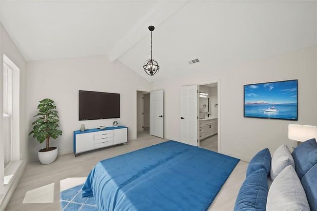 Virtually staged primary bedroom | Image 10