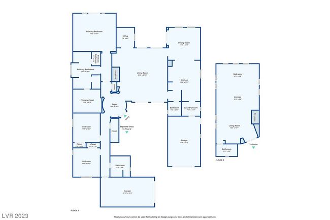 Floor plan of home and casita | Image 28
