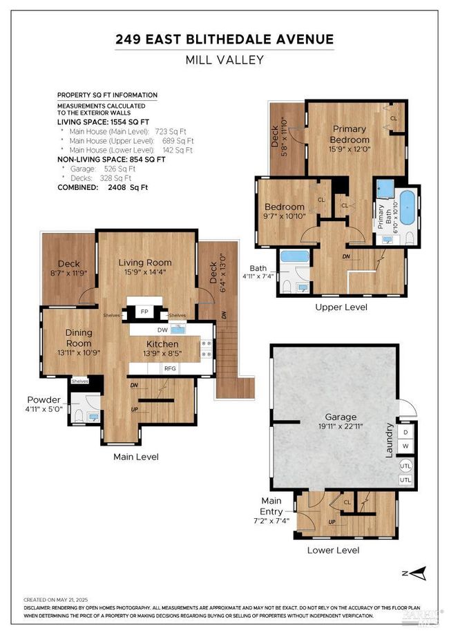 249 E Blithedale Avenue, Townhouse with 2 bedrooms, 3 bathrooms and 2 parking in Mill Valley CA | Image 32