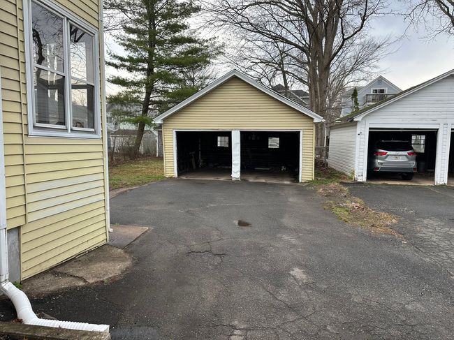 View of the two car detached garage. One of the garages goes with this rental. | Image 18