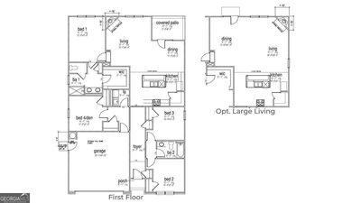 1 Findley Trail, House other with 4 bedrooms, 2 bathrooms and null parking in Port Wentworth GA | Image 2