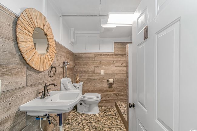 Full bath with wood walls and a shower | Image 29