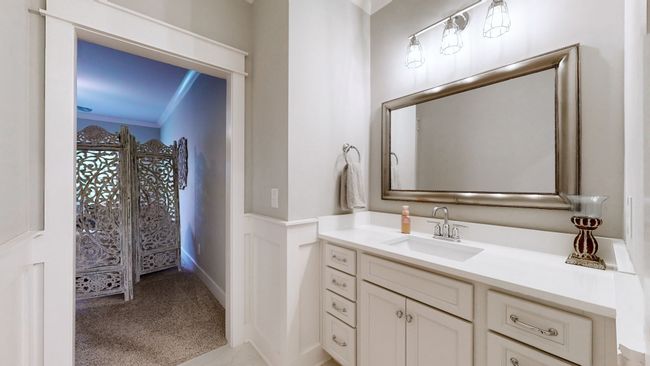 Jack & Jill bathroom — this is the second private vanity space, giving each room its own sink and storage for added convenience and privacy. | Image 49