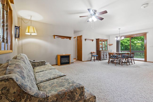 open dining and living area patio doors to back yard | Image 14