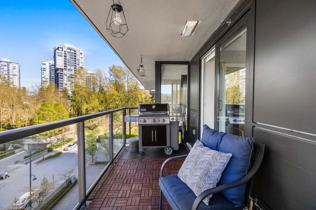 Balcony featuring a view of city and area for grilling | Image 24