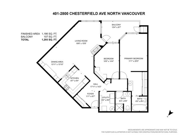 401 - 2800 Chesterfield Avenue, Condo with 2 bedrooms, 2 bathrooms and 1 parking in North Vancouver BC | Image 26