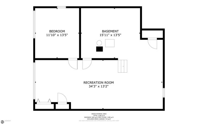 17429 Summit Ct, House other with 2 bedrooms, 1 bathrooms and null parking in Barryton MI | Image 43