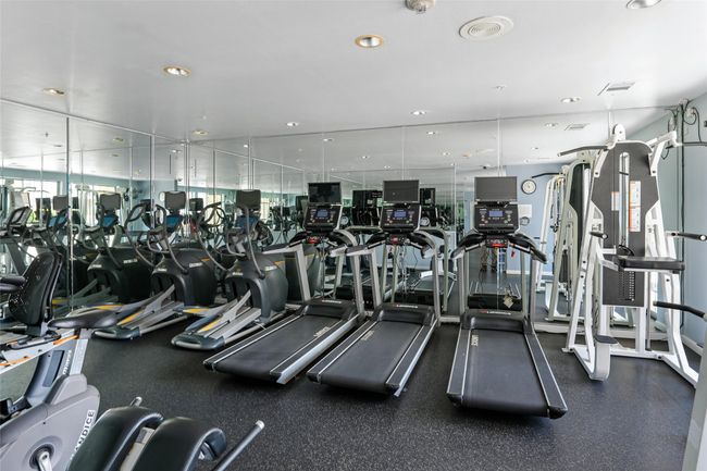 Exercise room featuring recessed lighting | Image 21